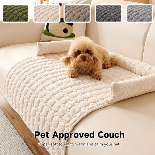 Premium Thickened Pet Sofa Cushion Non-Slip Dog Bed Cat Bed Washable Anti Scratch Furniture Protector for Large Medium Dogs Cats