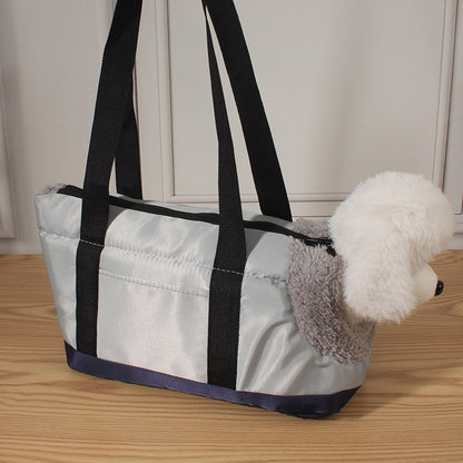Portable Pet Carrier Bag for Small Dogs and Cats Outdoor Travel with Head Out Design All Season Comfort Shoulder Handbag