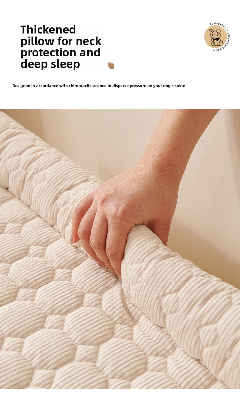 Premium Thickened Pet Sofa Cushion Non-Slip Dog Bed Cat Bed Washable Anti Scratch Furniture Protector for Large Medium Dogs Cats