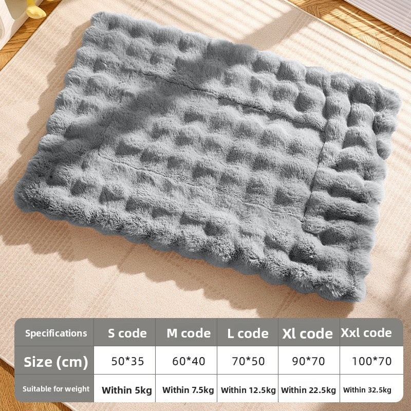 Electric Heating Pad for Cats and Dogs Waterproof Pet Warmer Mat Thermostat Control Ultra Soft Fleece Winter Bed for Puppy Kitten