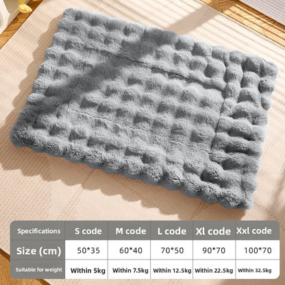 Electric Heating Pad for Cats and Dogs Waterproof Pet Warmer Mat Thermostat Control Ultra Soft Fleece Winter Bed for Puppy Kitten