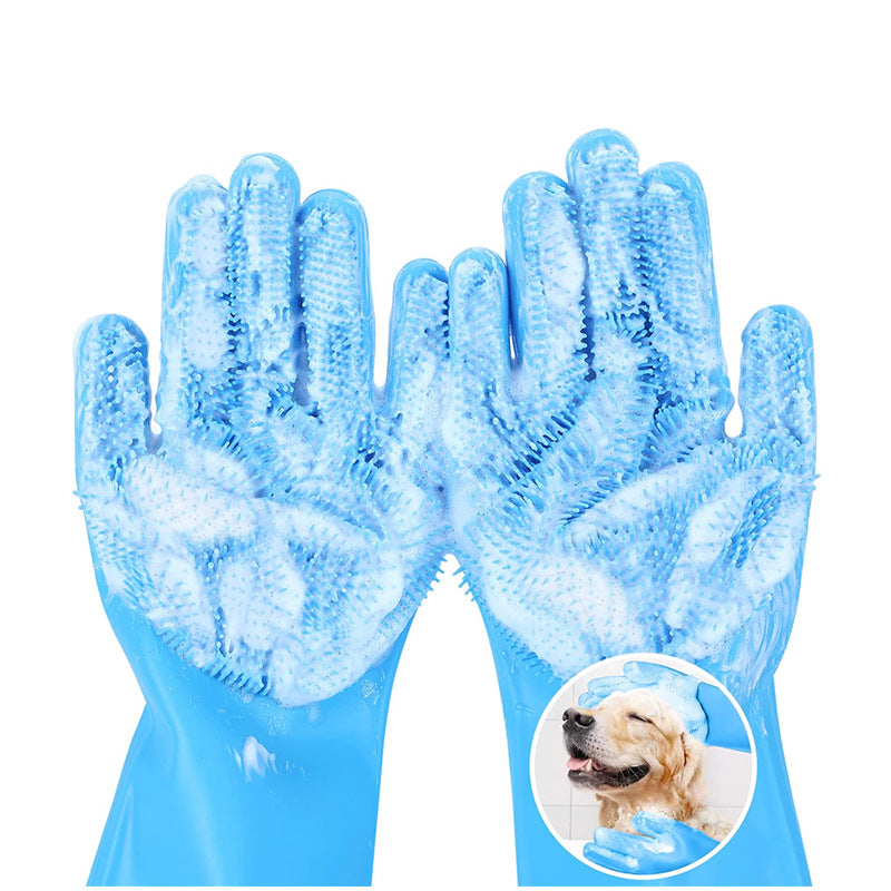 Silicone Pet Bathing Glove Collaboration