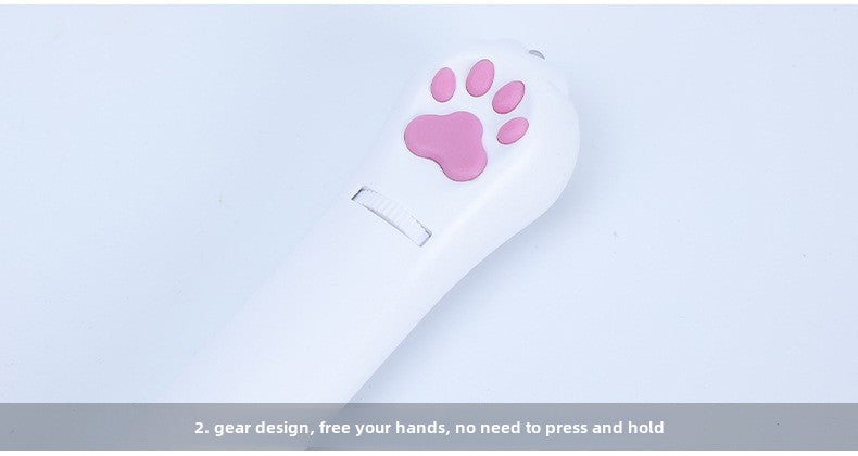 Cross-Border Pet Toy Laser Cat Teaser Creative Cat's Paw Six-in-One Projection Charging Funny Cat Pen