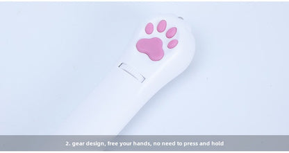 Cross-Border Pet Toy Laser Cat Teaser Creative Cat's Paw Six-in-One Projection Charging Funny Cat Pen