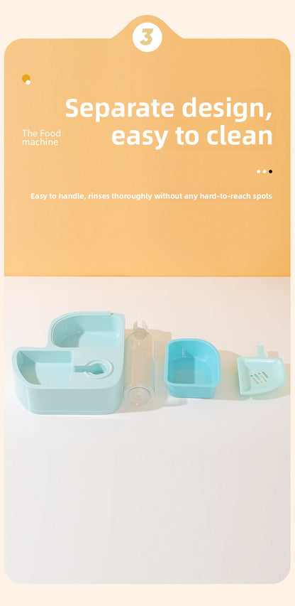 New Cat Food Set: Auto Feeding Bowl Drinking Device & Neck Protection Wholesale