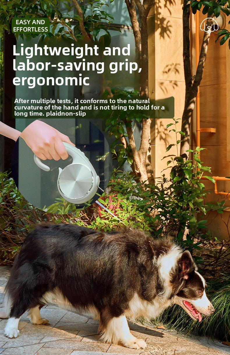 Retractable Dog Leash 16 FT Strong Nylon Rope with Anti Slip Handle Safety Lock for Medium Large Dogs and Cats Walking Running