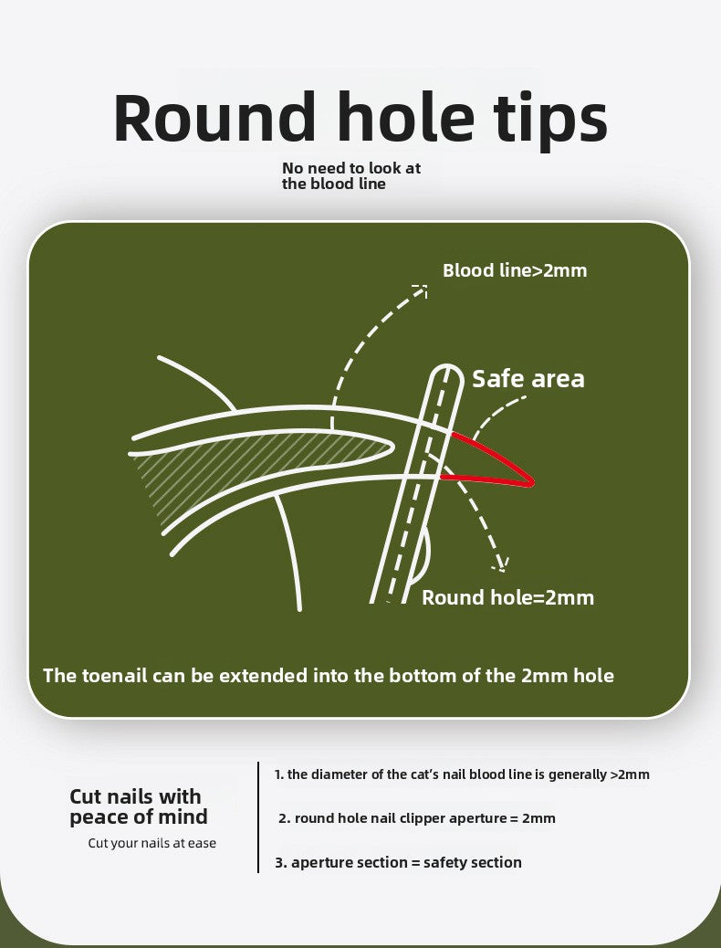 New Pet Nail Clippers with LED Light for Blood Line Observation, Dog Nail Clippers for Beginners, Pet Supplies