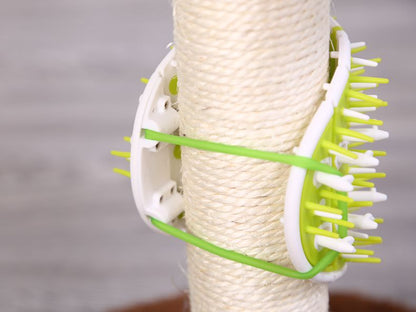 Cat Hair Removal: Dual-Function Scratcher and Comb Toy