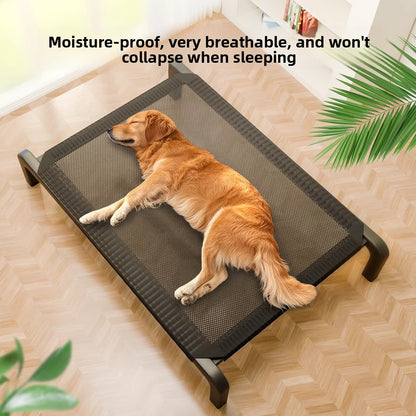 Elevated Dog Camping Bed All-Season Moisture-Proof Kennel Bed for Small Large Dogs