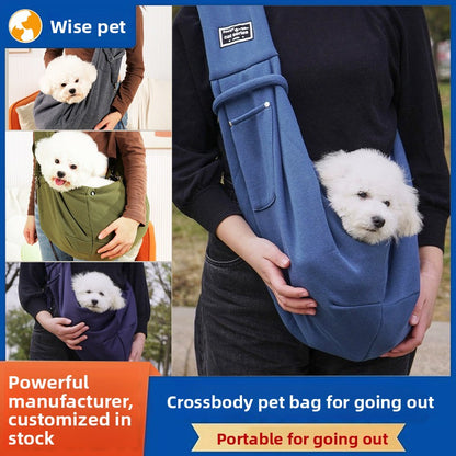 Pet Crossbody Bag Cat and Dog Outing Bag Portable Shoulder Bag New Dog and Cat Travel Bag