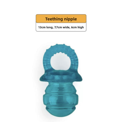 Puppy Small Dog Durable Cactus Molar Nipple Toy for Self-relief Biting