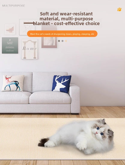 Cat Scratching Mat with Freestyle Cutting Durable ScratchResistant NonShedding Board Sticker