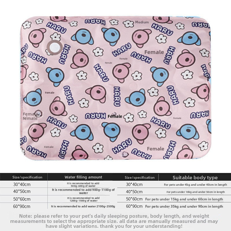 Water Injection Dog Cat Summer Ice Pad Dry Ice Crystal Powder Cooling Solution