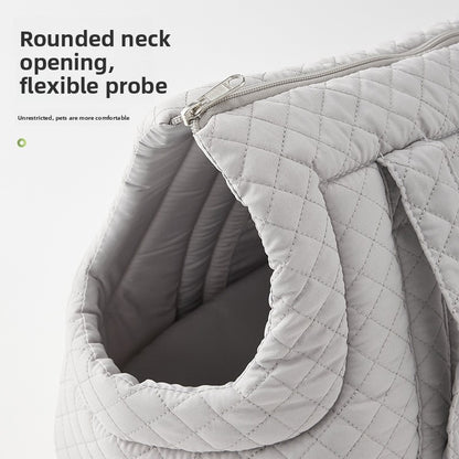 Cute Cat Carrier Backpack for Travel Large Capacity Breathable Pet Handbag Portable Dog Shoulder Bag Outgoing Puppy Crossbody Carrier