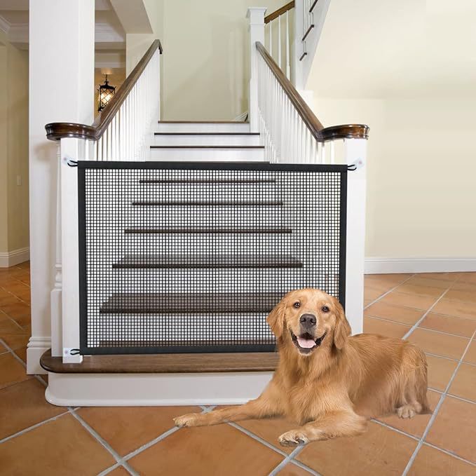 Foldable Dog Gate for Household Protection