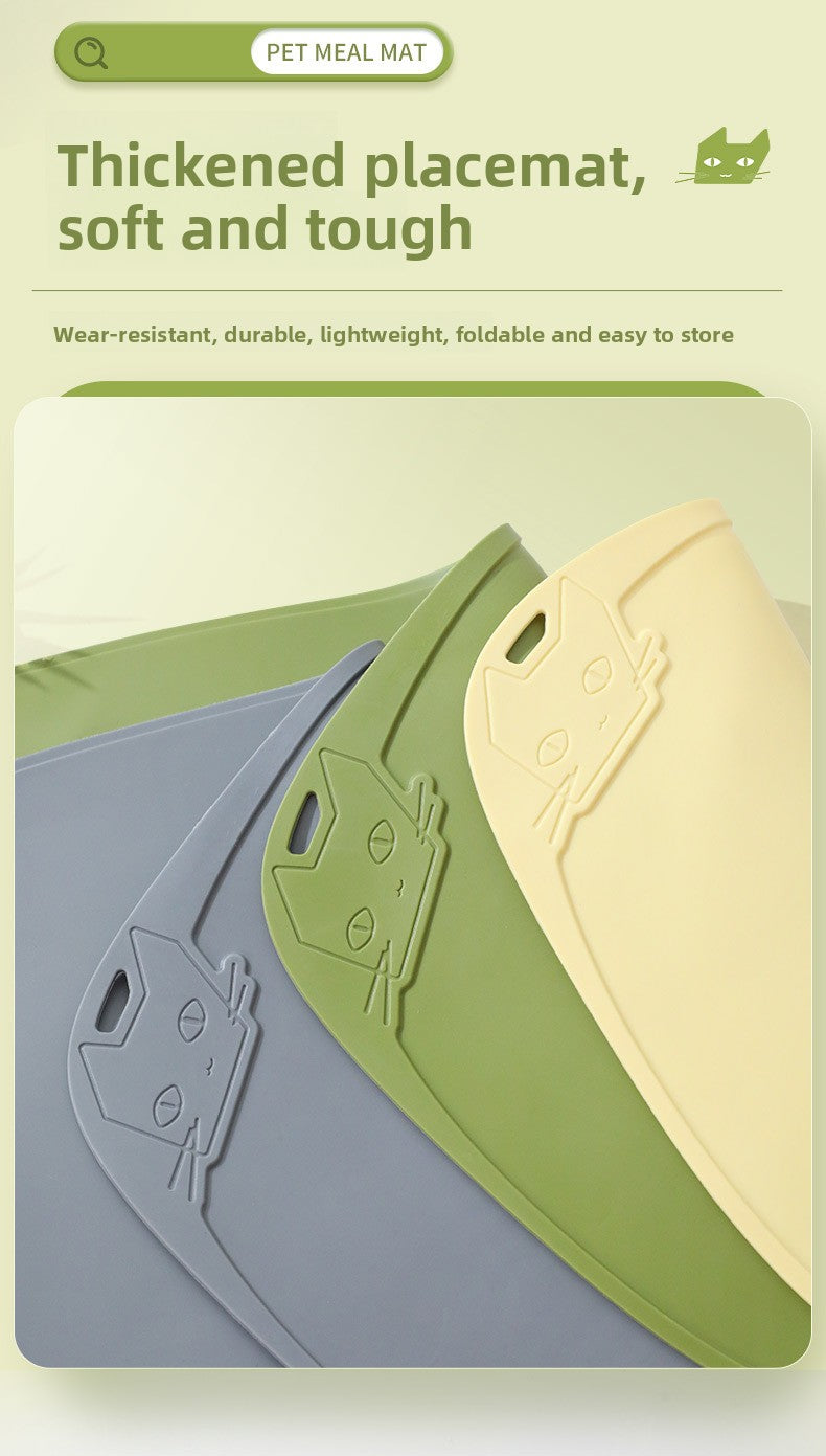 Cat Bowl Waterproof Non-Slip Mat for Pet Supplies