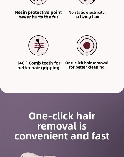 Professional Cat Grooming Brush for Shedding Floating Hair Remover Deshedding Comb for Cats and Dogs Pet Cleaning Supplies Detangling Tool