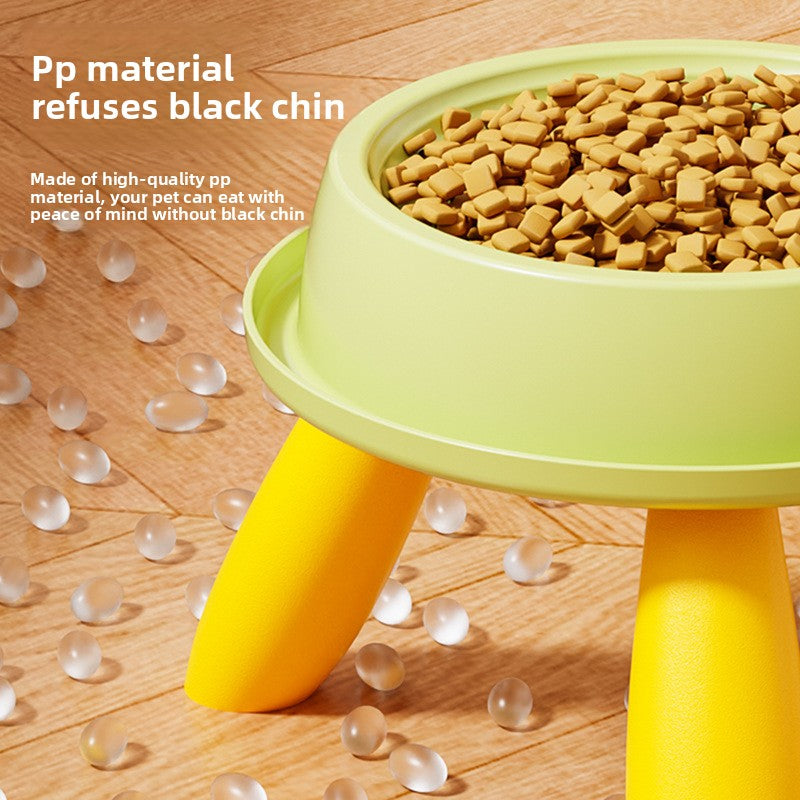 Elevated Pet Bowl for Cats and Dogs High Stand Design Protects Neck Prevents Spill and Slip Durable Anti Vomiting Feeding Bowl for Small Medium Large Pets