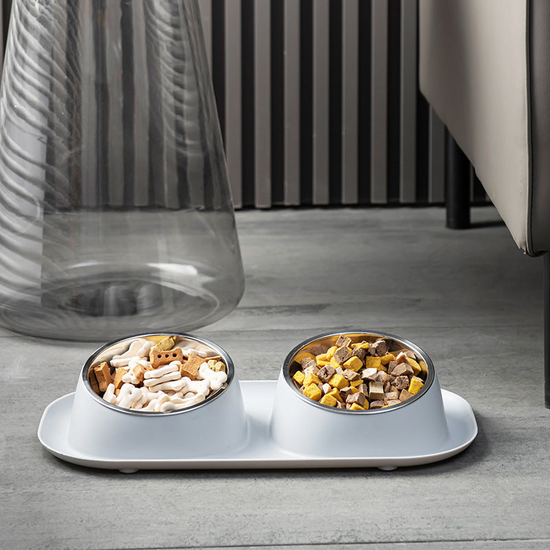 Stainless Steel Double Pet Bowl