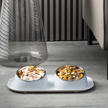 Stainless Steel Double Pet Bowl