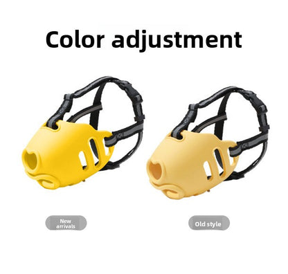 Dog Muzzle Anti Bite Anti Messy Eating Mask for Golden Samoyed All Sizes Pets