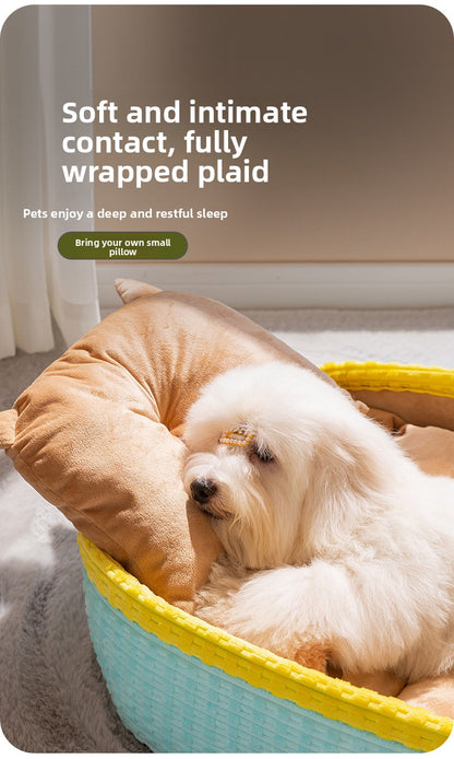 AllSeason Japanese Rattan Cat Bed Internet Famous Summer Mat ExtraLarge Scratch Board