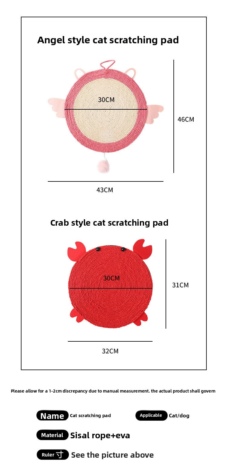 Durable Hanging Cat Scratching Board Pad Multiple Styles Anti Scratch Furniture Protector Interactive Pet Toy for Indoor Cats