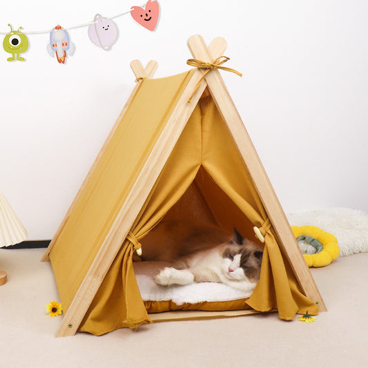Pet Tent Dog House All-Season Universal Detachable Washable Enclosed Indoor Cat Winter Warm Cat Tent Cat House