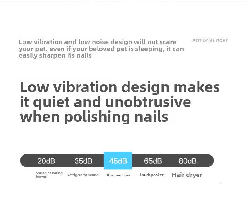 Pet Nail Grinder Clipper with Light for Dogs Cats