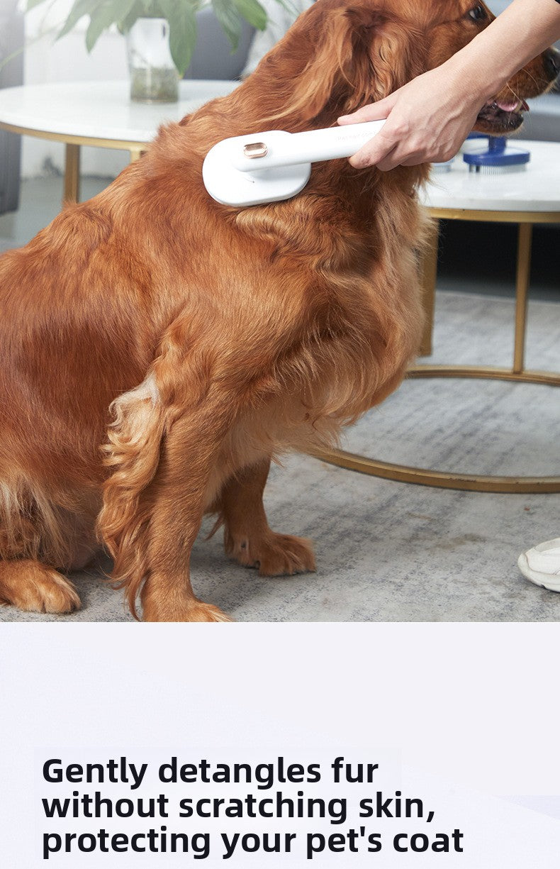 Gentle Needle Comb for Cats and Dogs Premium Pet Hair Brush to Remove Loose Hair and Reduce Shedding Detangling Comb for Pet Grooming at Home