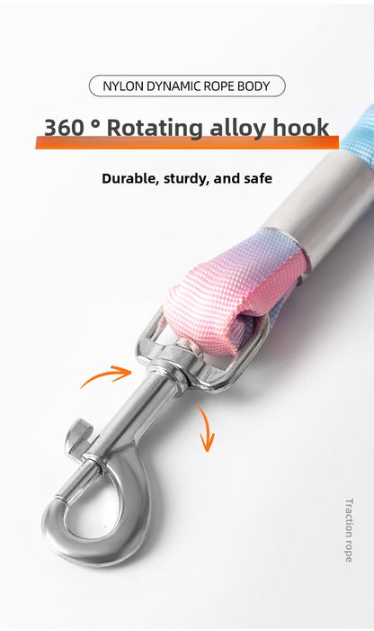 Elastic Rope Dog Leash Explosion Proof Anti Pull Pet Gear