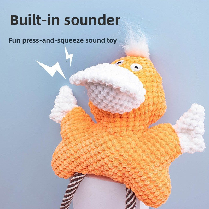 Indestructible Plush Dog Toy for SelfEntertainment Durable Chew Sound Pet Supplies