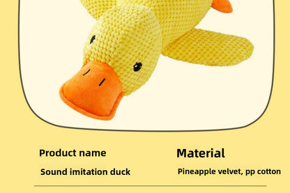 Dog Puppy Plush Doll Relieving Stuffy Self Hi Sound Bite Resistant Toy