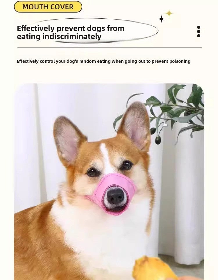 Effective Anti Bite Barking Dog Muzzle Fits Small Medium Large Dogs Teddy Golden Retriever