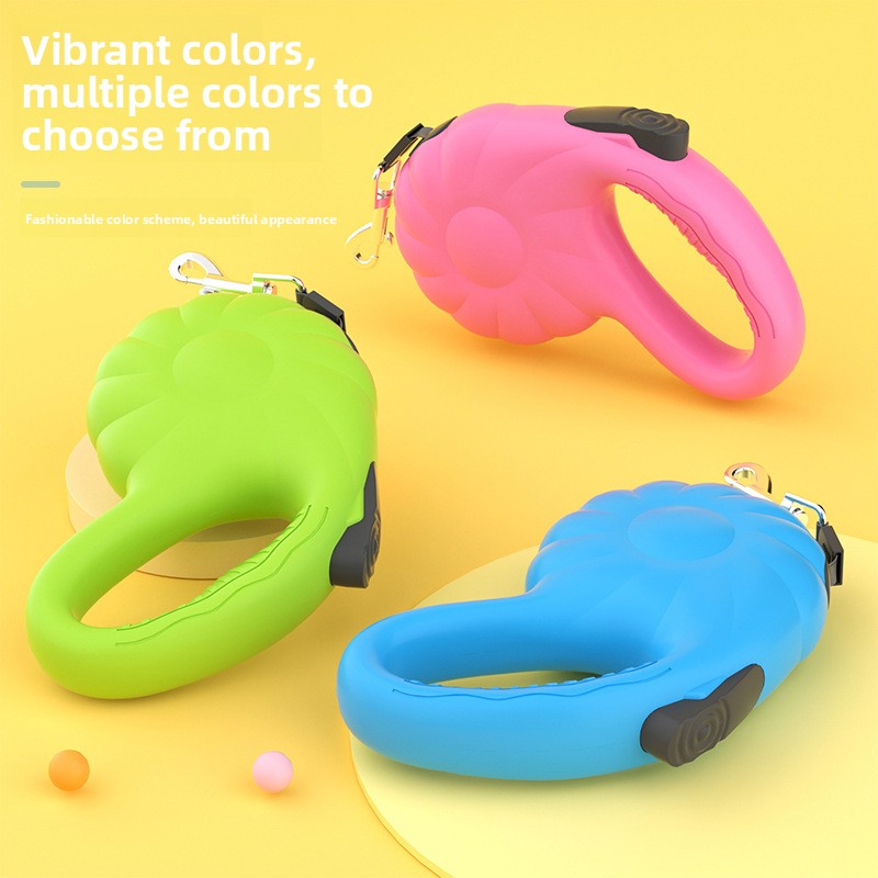 Pumpkin 5M Auto Retractable Explosion Proof Dog Leash for Small Medium Dog Walking