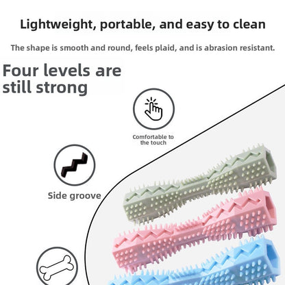 Pet Hexagonal Chew Stick Toy Durable Dog Cat Boredom Relief Supplies