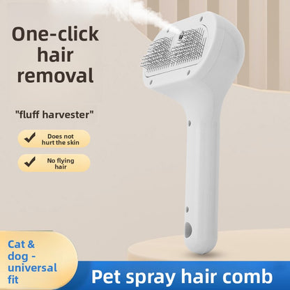 Pet Grooming Spray Comb for Cat Dog Hair Detangling Cleaning