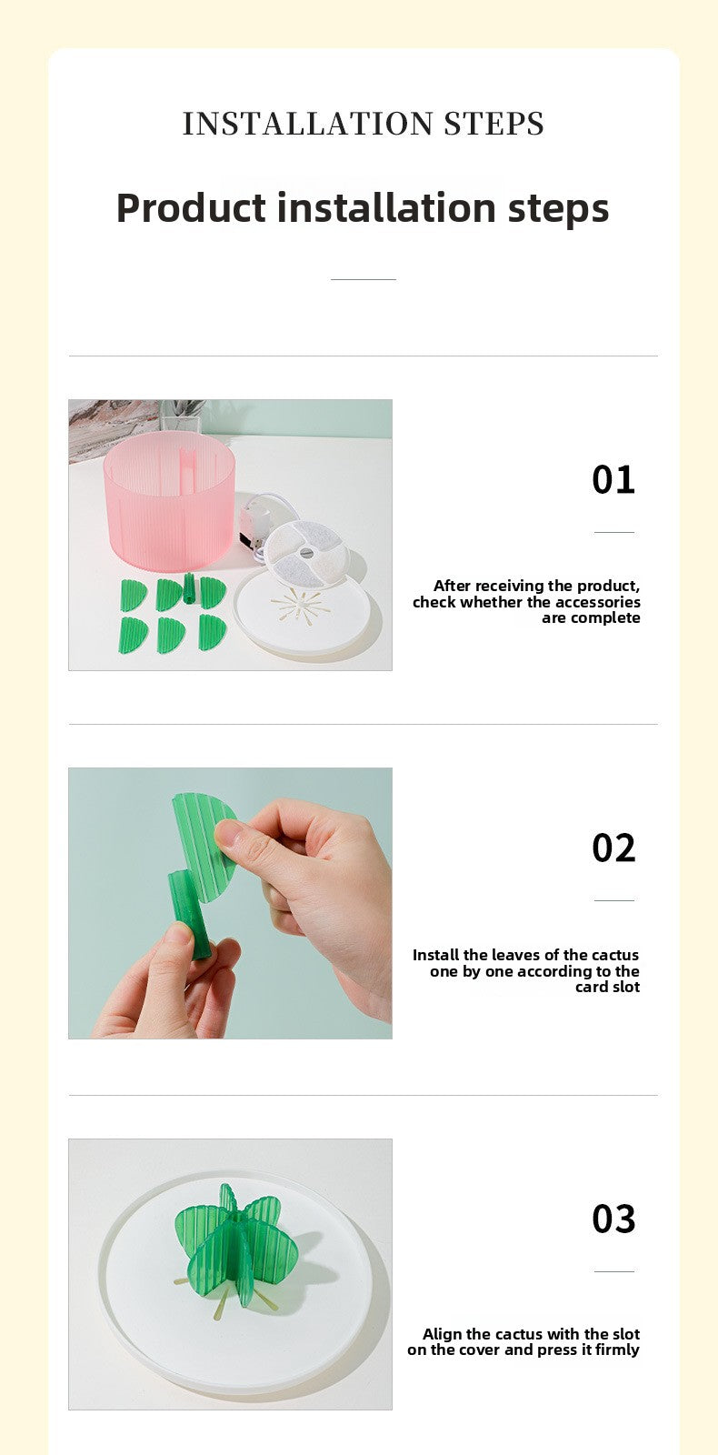 Cactus Shaped Smart Cat Water Dispenser Featuring Filter Flow System