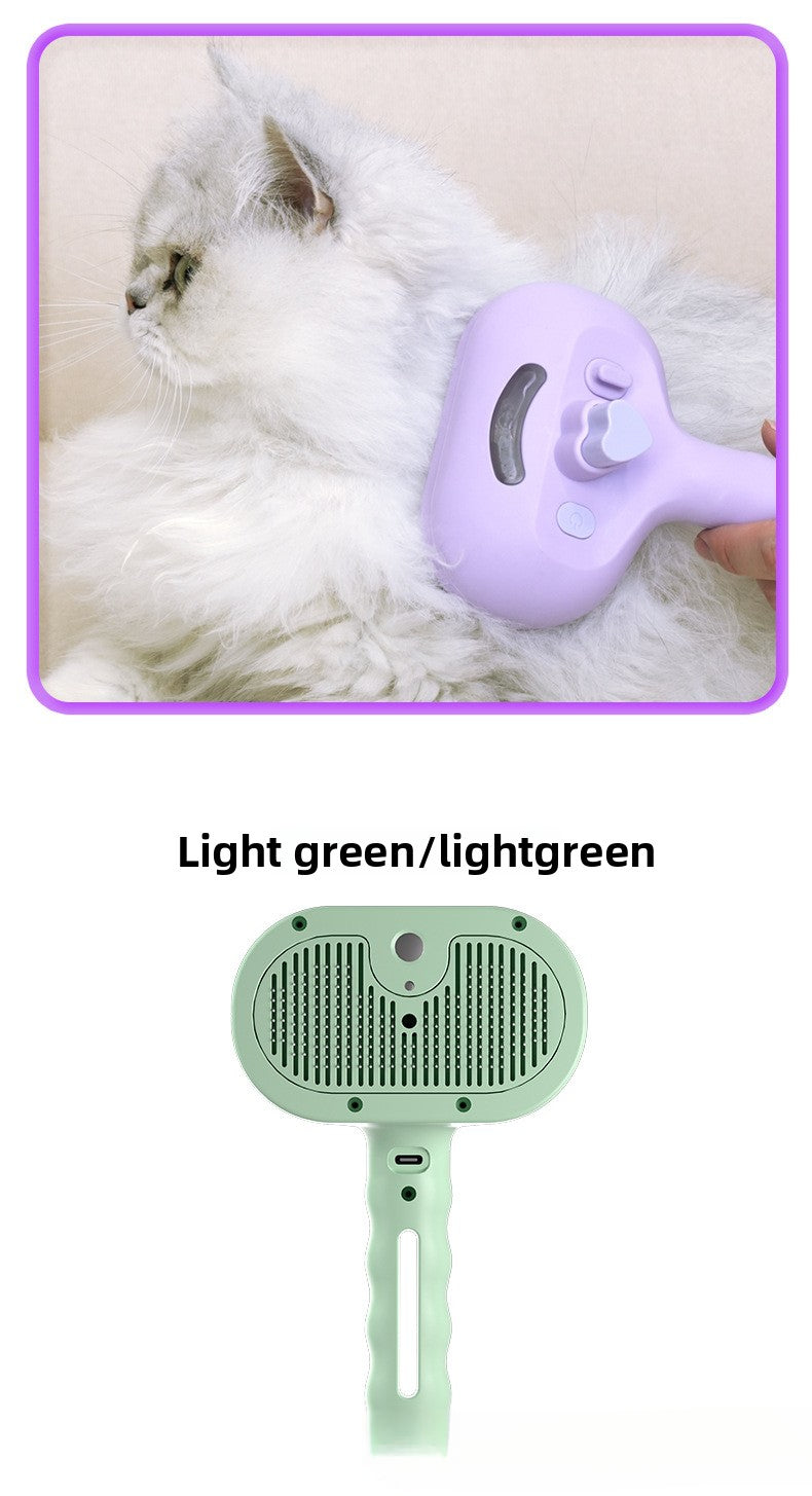 Blue Light Advanced Pet Spray with Non-Flying Hair Needle Grooming Comb