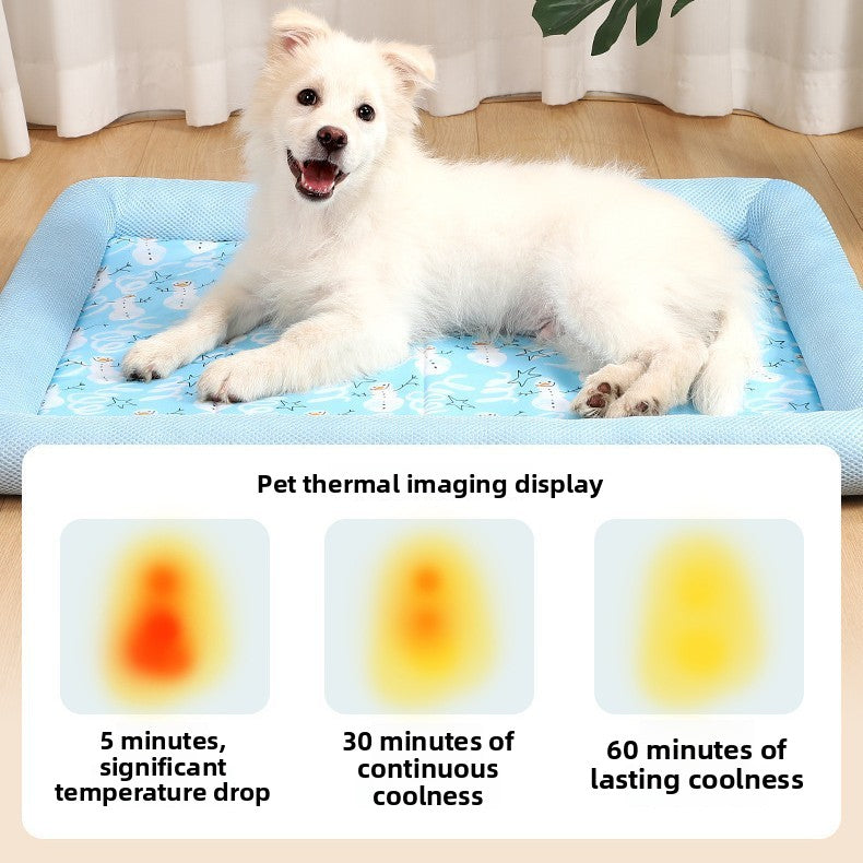 Universal AllSeason Pet Cool Nest Internet Celebrity Bed Mat for Small Medium Dogs Cats
