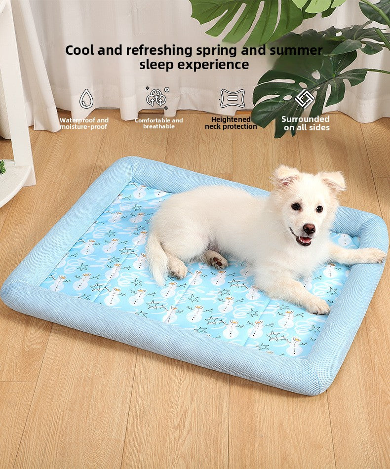 Universal AllSeason Pet Cool Nest Internet Celebrity Bed Mat for Small Medium Dogs Cats