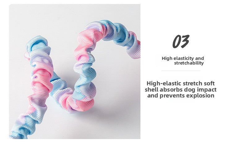 Elastic Rope Dog Leash Explosion Proof Anti Pull Pet Gear