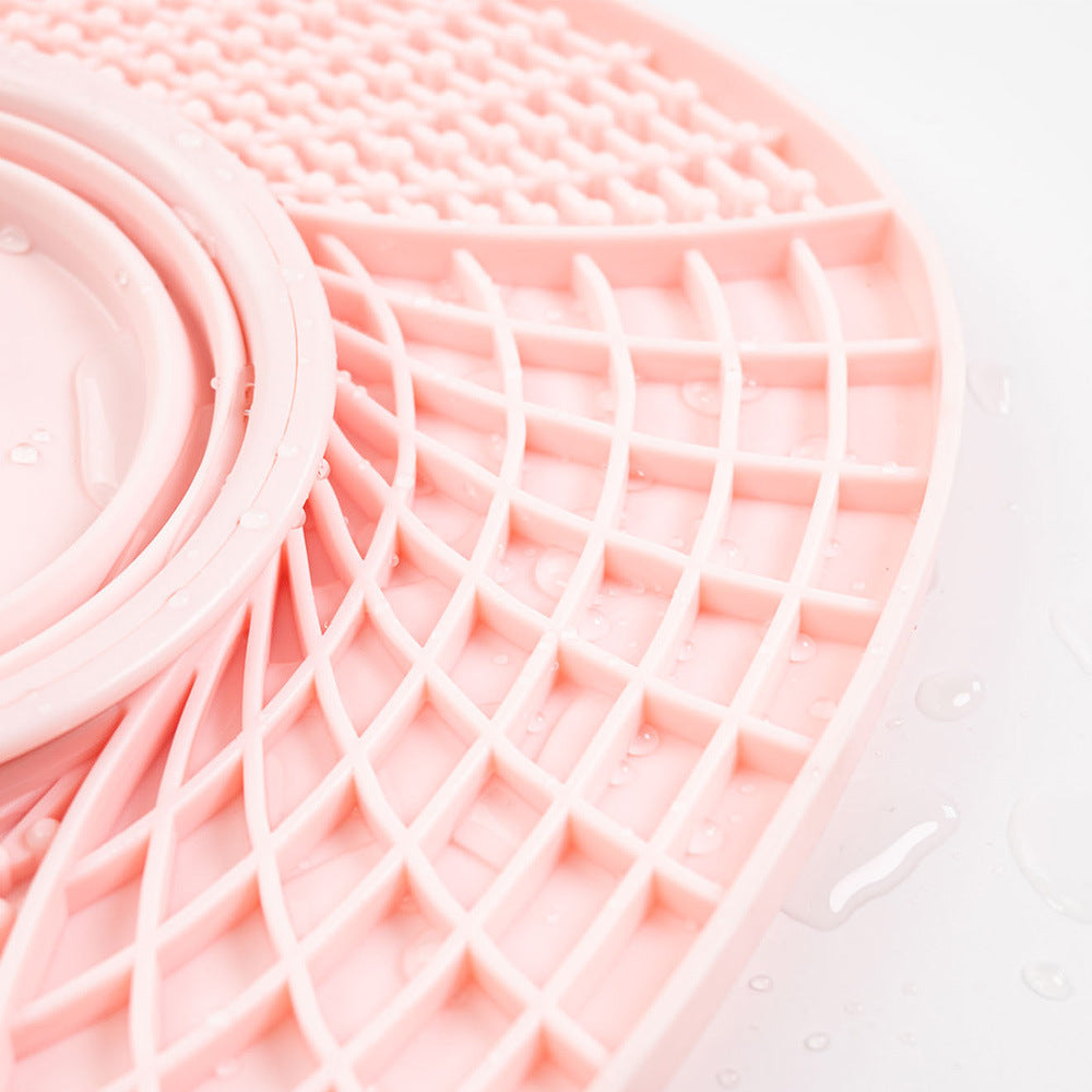 Premium Silicone Slow Feeder Bowl for Dogs and Cats Anti Choke Anti Spill Food Mat with Non Slip Bottom for Messy Eaters