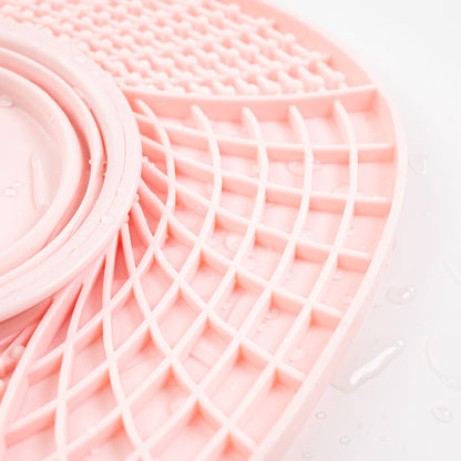 Premium Silicone Slow Feeder Bowl for Dogs and Cats Anti Choke Anti Spill Food Mat with Non Slip Bottom for Messy Eaters