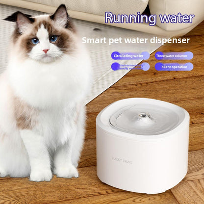 Upgraded Cat Water Fountain Automatic Flowing Water Dispenser with 3 Filters for Cats Dogs and Small Pets Plug in USB Pet Supplies