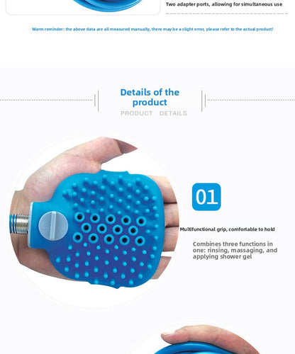 Pet Bathing Artifact Dog Cleaning and Grooming Tool Pet Bathing Spray Head Massage Shower