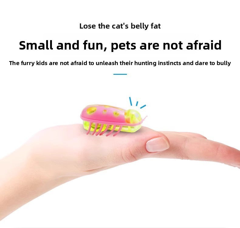 Nano Worm Cat Toy Automatic Teasing Intelligent Wand with Obstacle Avoidance for Self Play