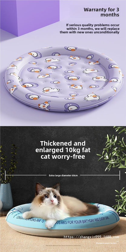 Dog Cat Ice Cool Mat Pad Summer Sleeping Floor Cooling Supplies Nest