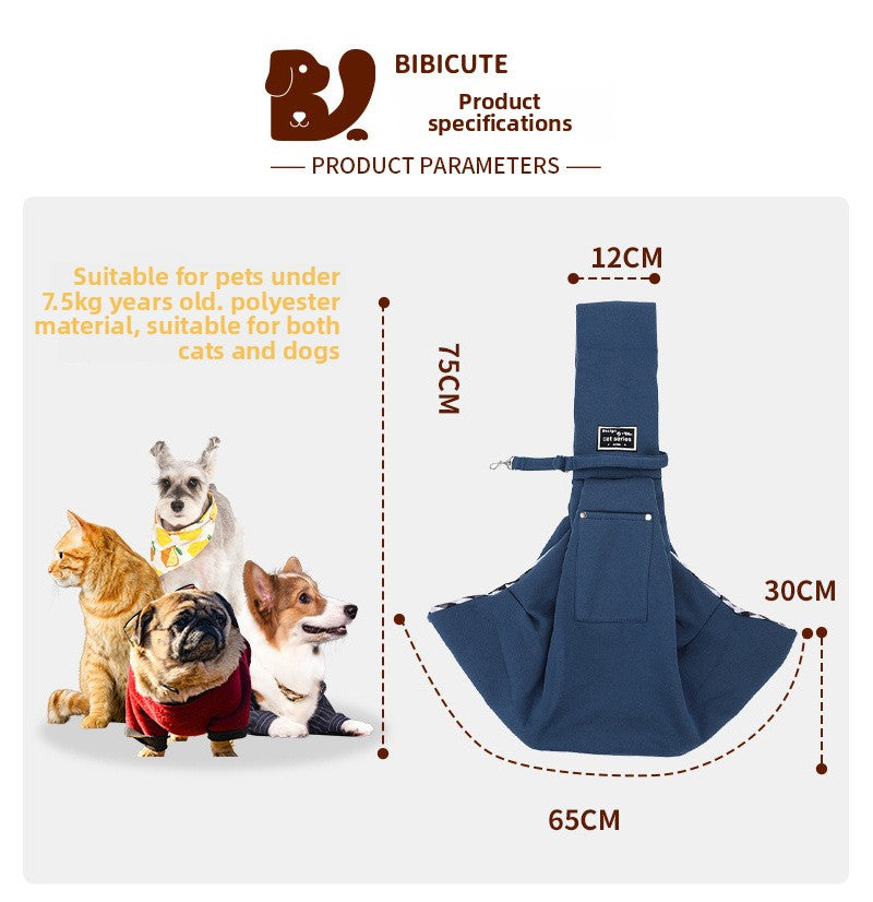 Pet Crossbody Bag Cat and Dog Outing Bag Portable Shoulder Bag New Dog and Cat Travel Bag