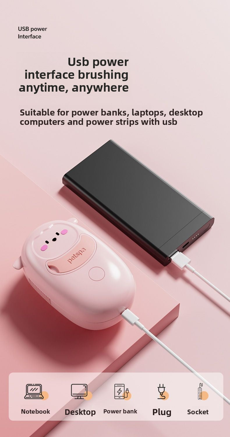 Rechargeable Electric Pet Brush with Spray Massage Silicone Bath for Cat Dog Anti-Shedding Comb